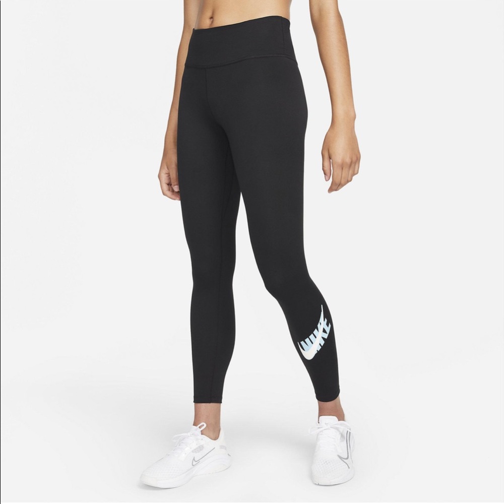 Nike Womens Dri-FIT One Icon Clash Leggings - Black
